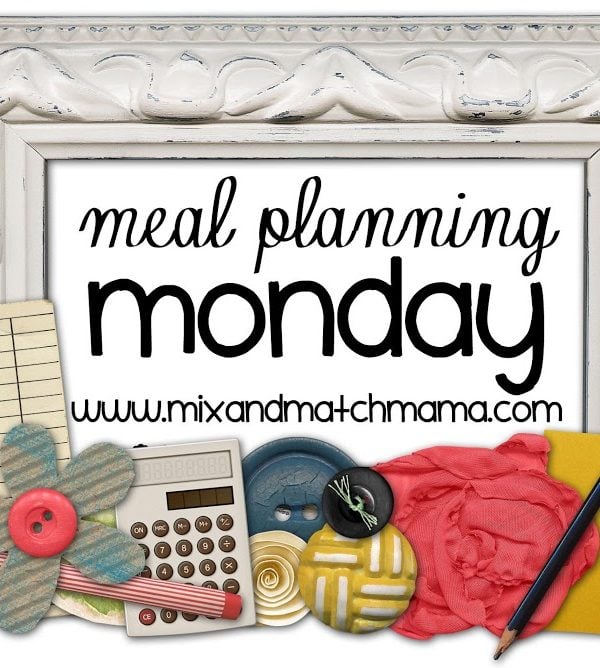 Meal Planning Monday #31