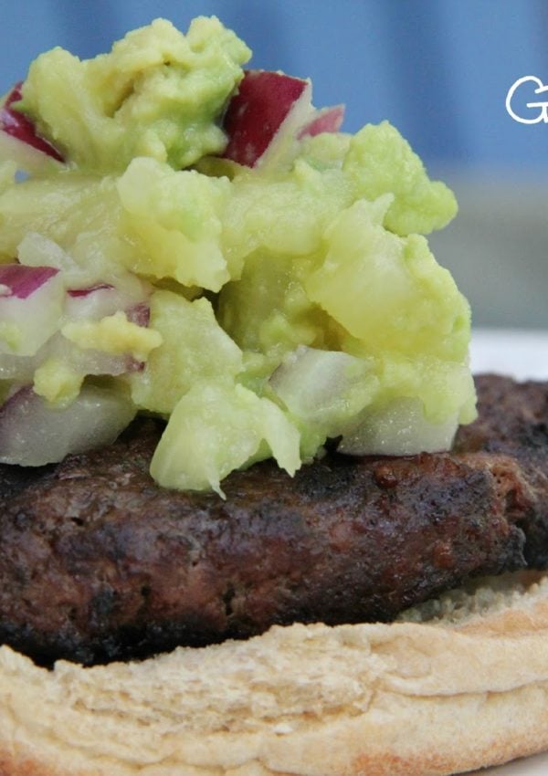 Dinner Tonight: Pineapple Guacamole Burgers