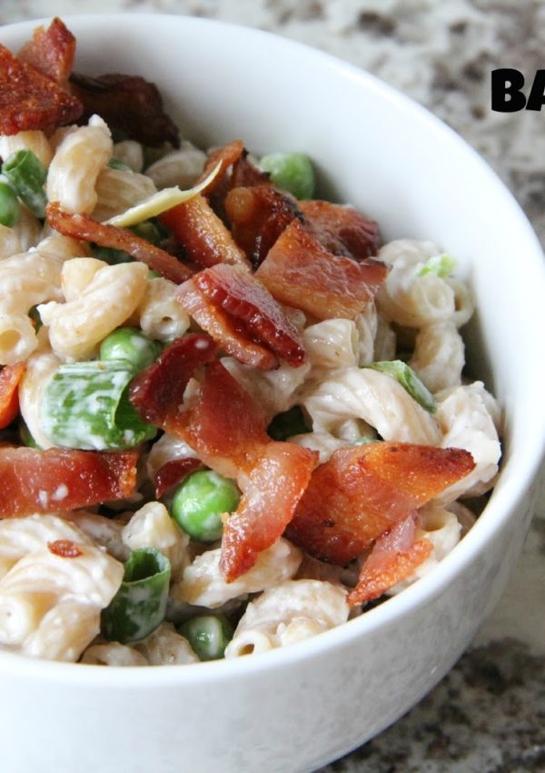 Creamy Bacon & Pea Pasta Salad