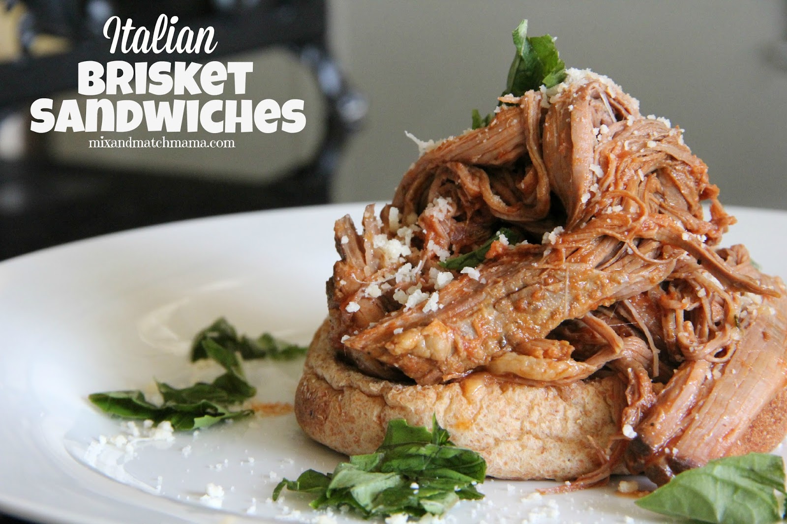 Italian Brisket Sandwiches Recipe | Mix and Match Mama