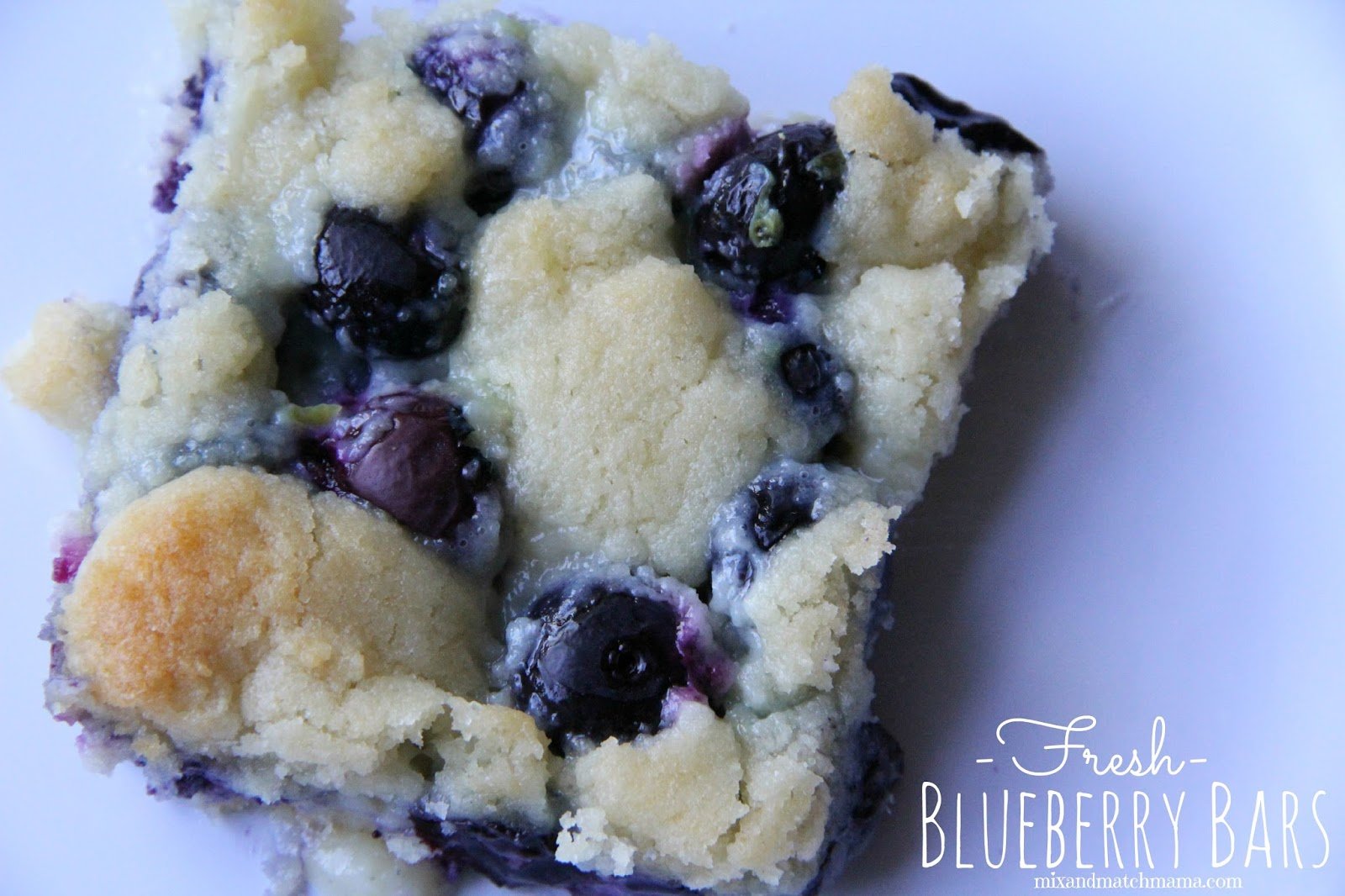 Fresh Blueberry Bars Recipe Mix and Match Mama