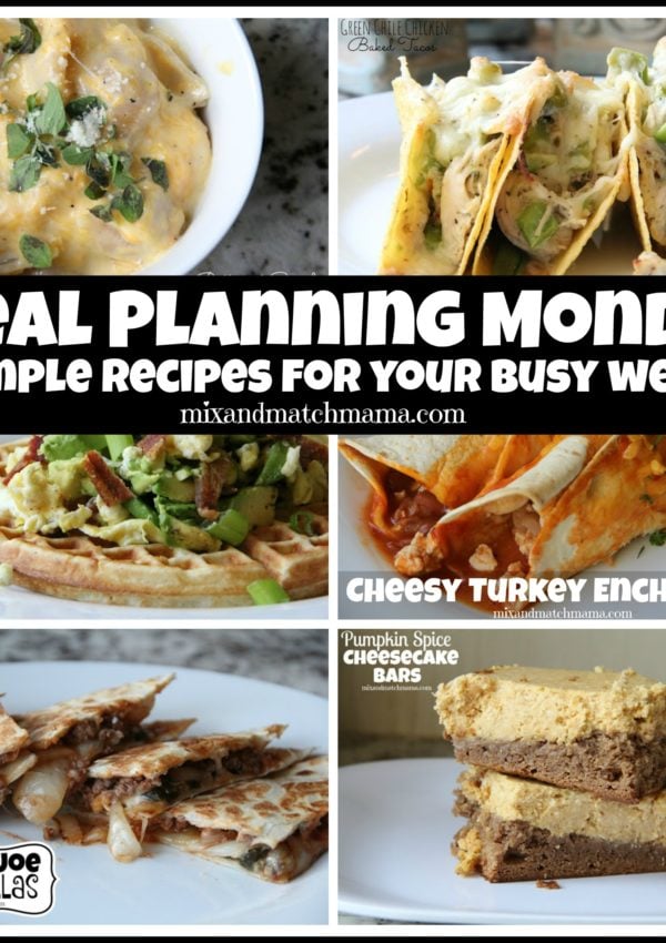 Meal Planning Monday