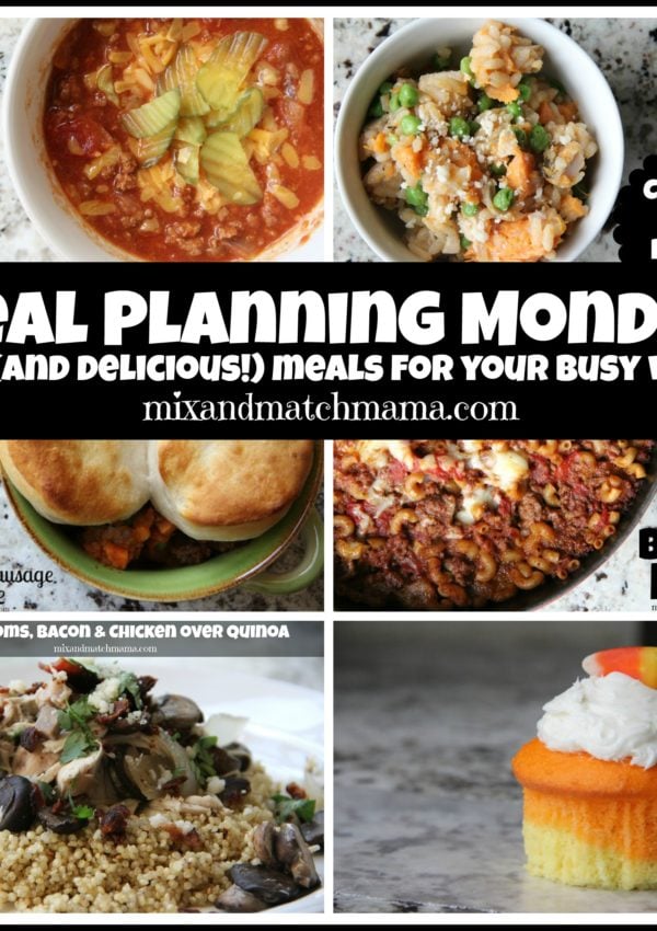 Meal Planning Monday