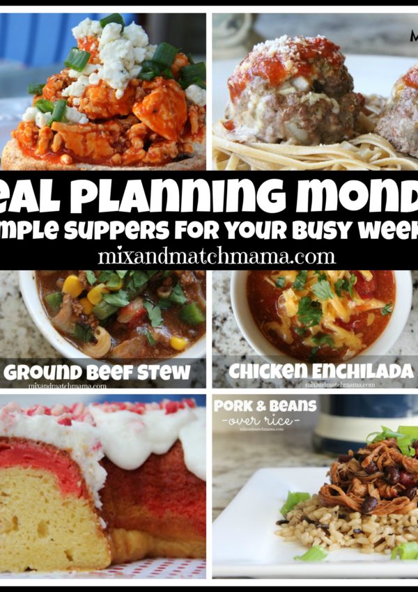 Meal Planning Monday