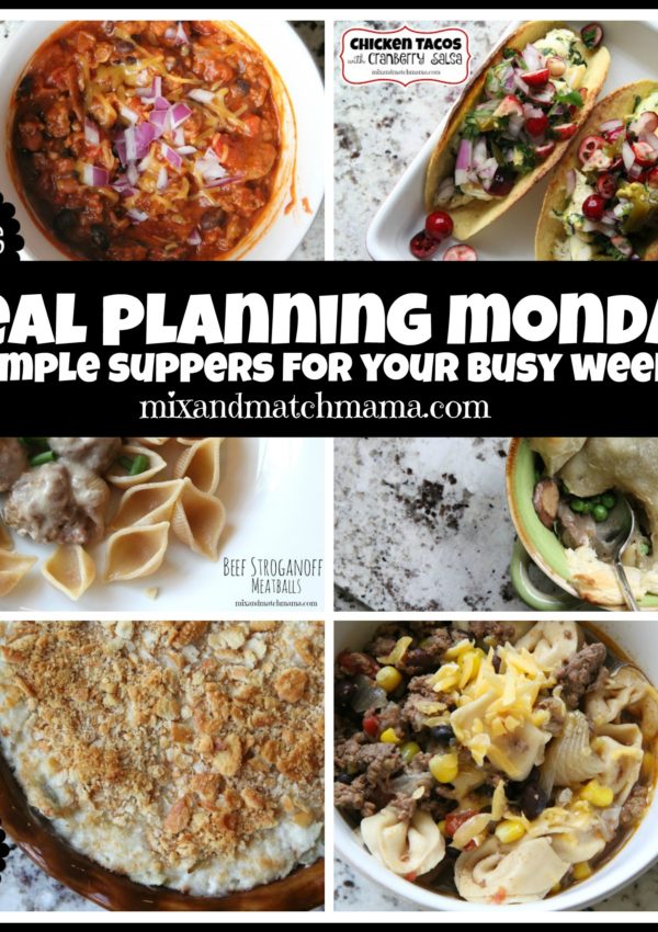 Meal Planning Monday