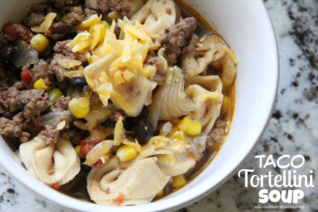 Taco Tortellini Soup