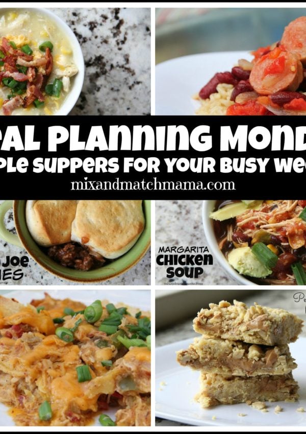 Meal Planning Monday