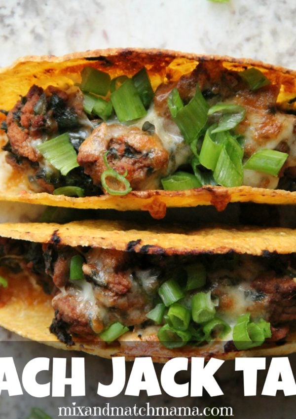 Spinach Jack Tacos