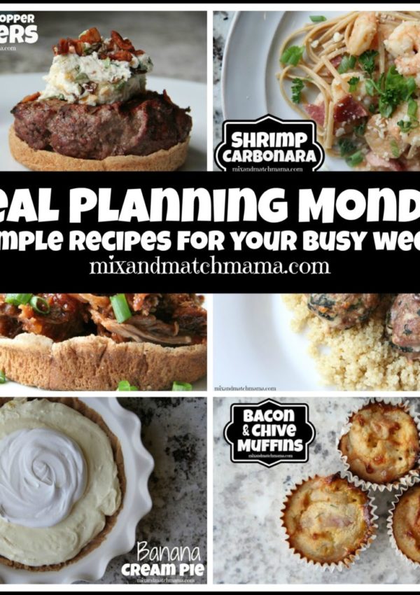 Meal Planning Monday