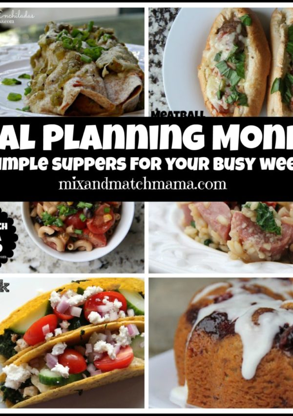 Meal Planning Monday
