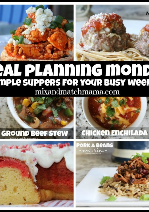 Meal Planning Monday