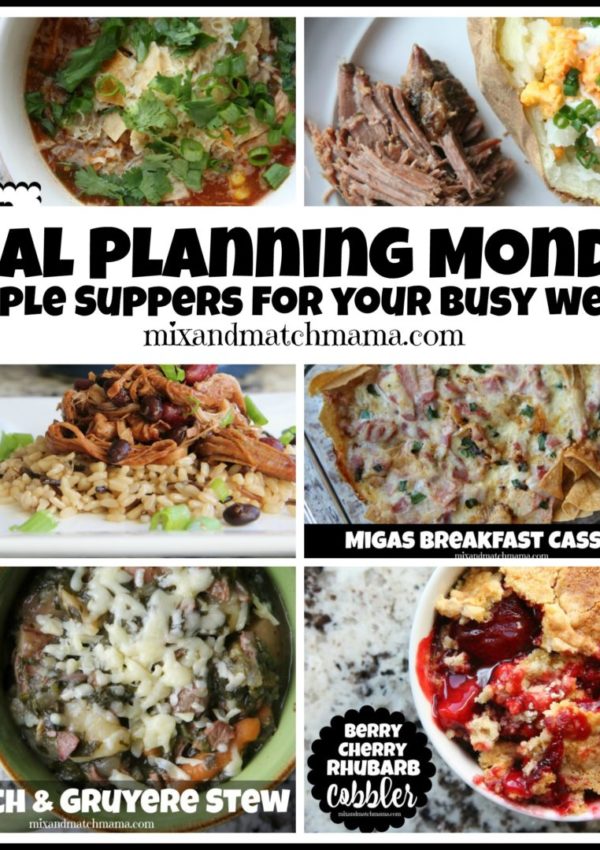Meal Planning Monday