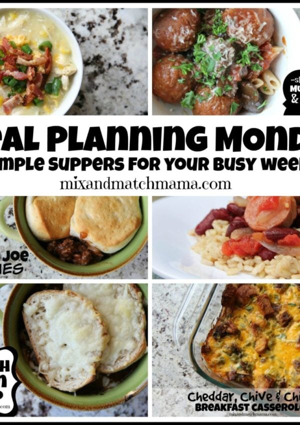Meal Planning Monday