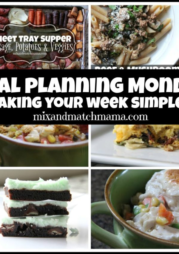 Meal Planning Monday