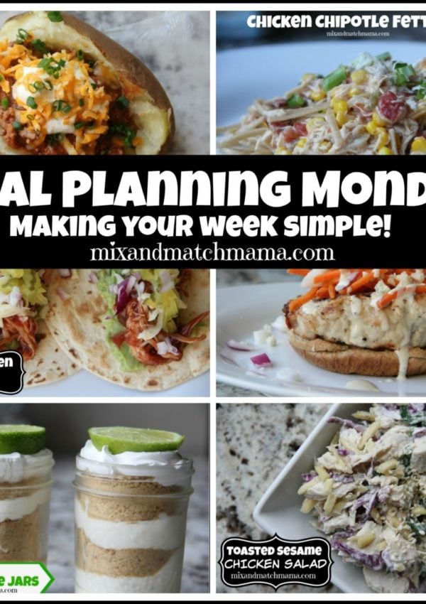 Meal Planning Monday