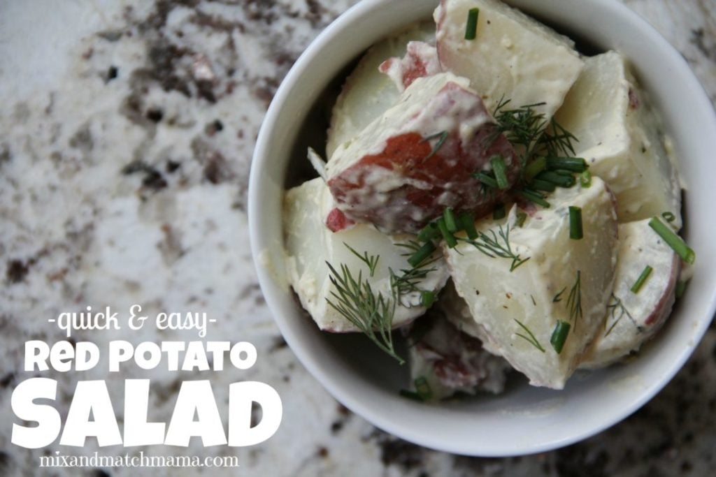 Quick & Easy Red Potato Salad