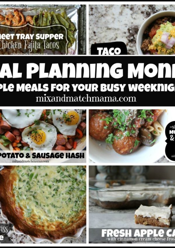 Meal Planning Monday