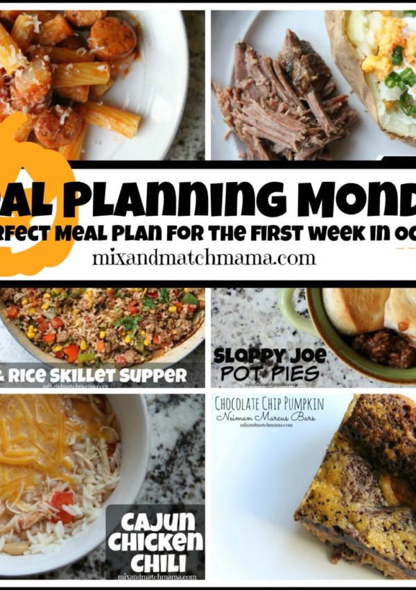 Meal Planning Monday