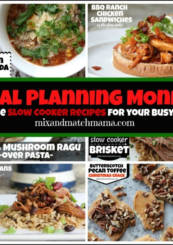 Meal Planning Monday