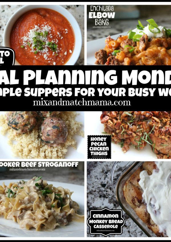 Meal Planning Monday