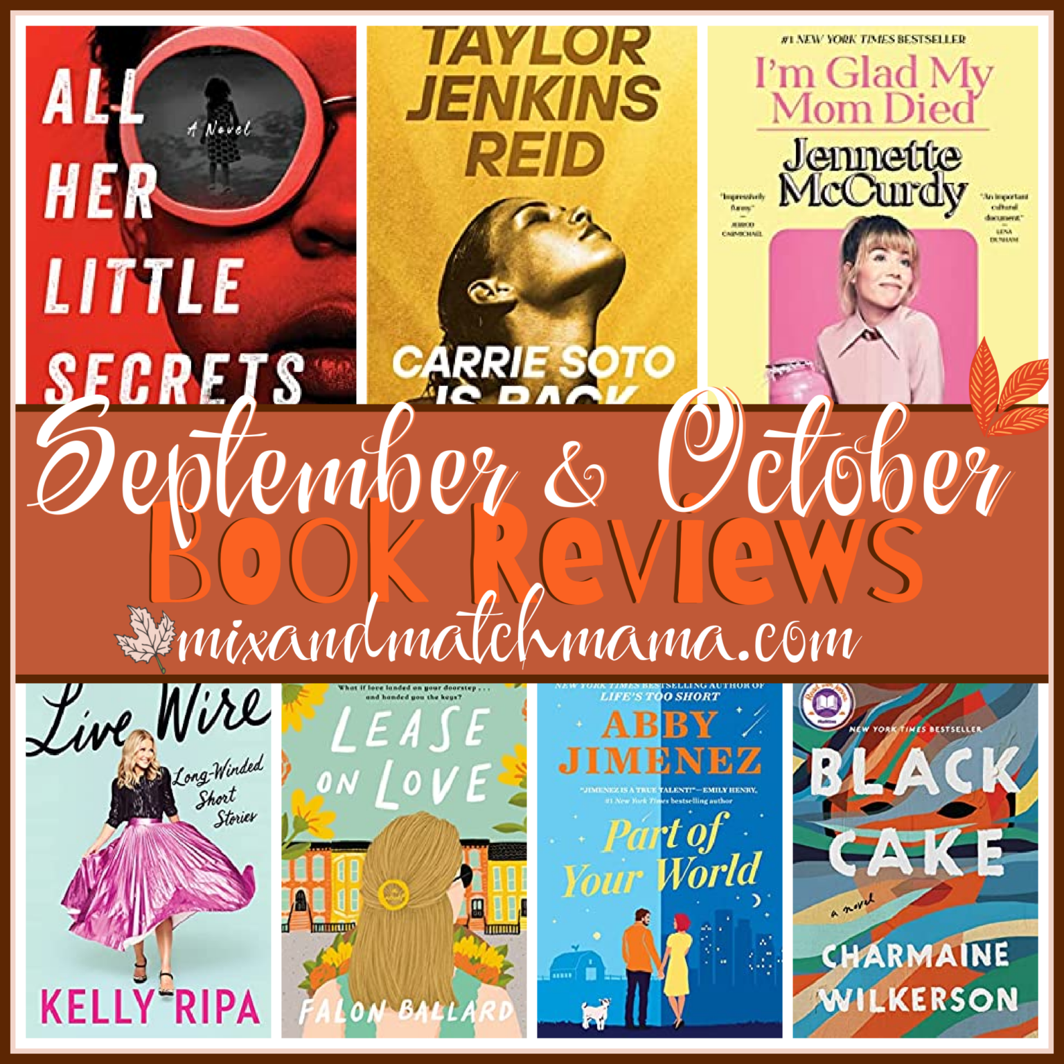 September & October 2022 Book Review - Mix & Match Mama