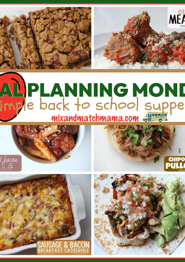Meal Planning Monday #572