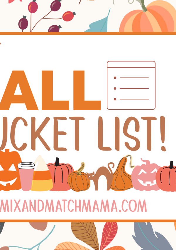 My FALL Bucket List!