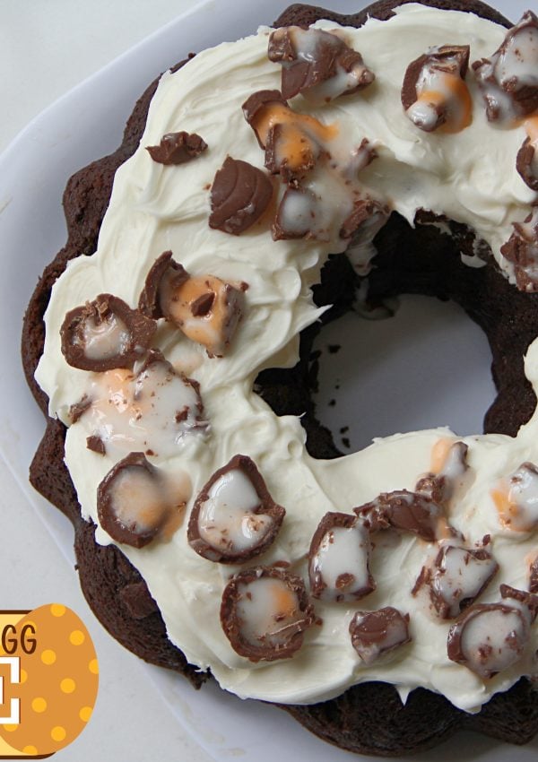 Cadbury Creme Egg Cake