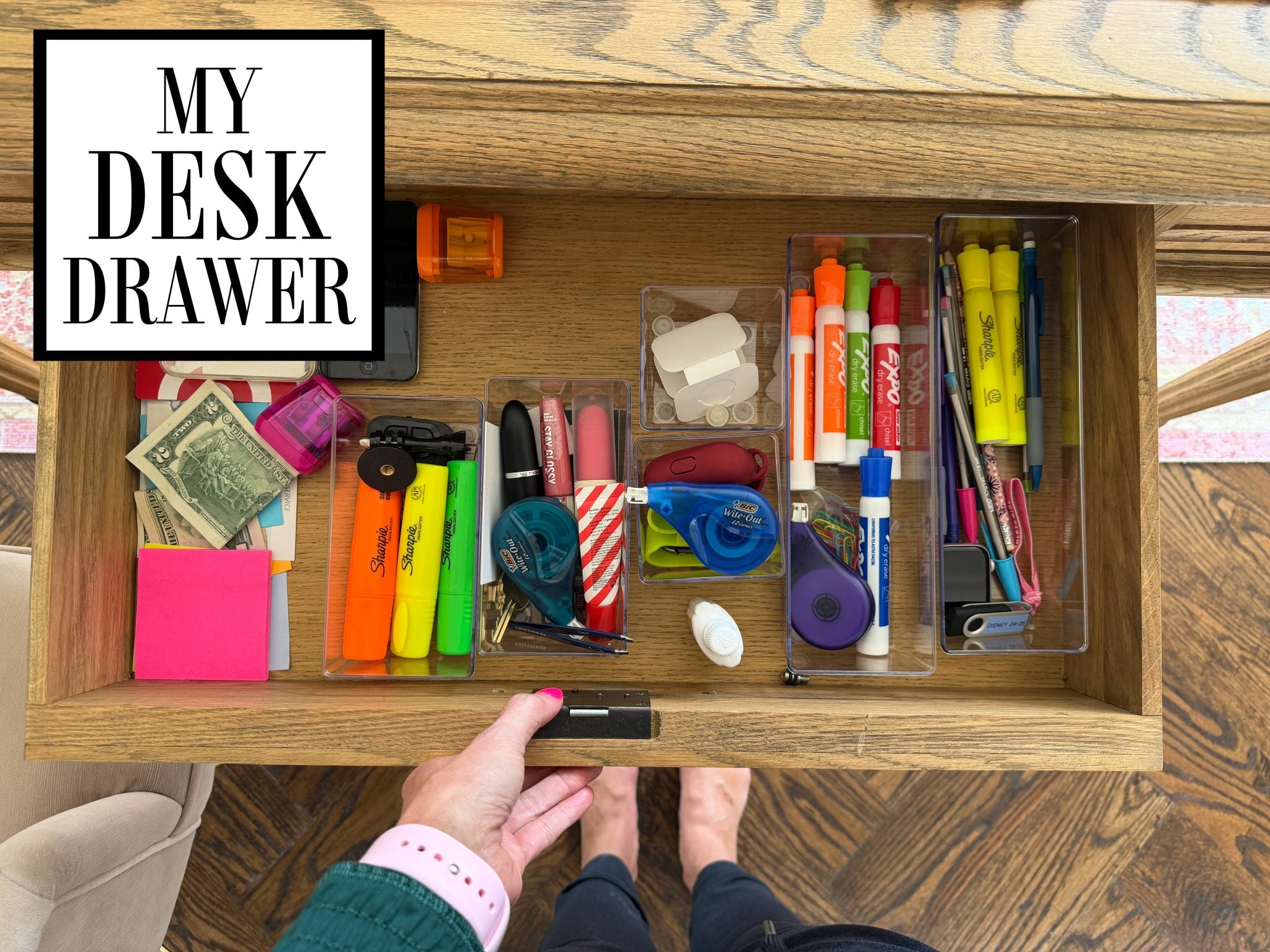 Tidying Up Tuesday: MY DESK DRAWER - Mix & Match Mama