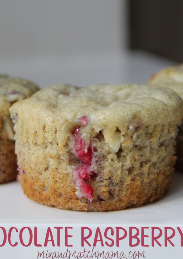 White Chocolate Raspberry Muffins