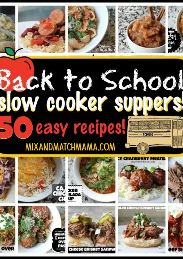 Back to School Slow Cooker Suppers!