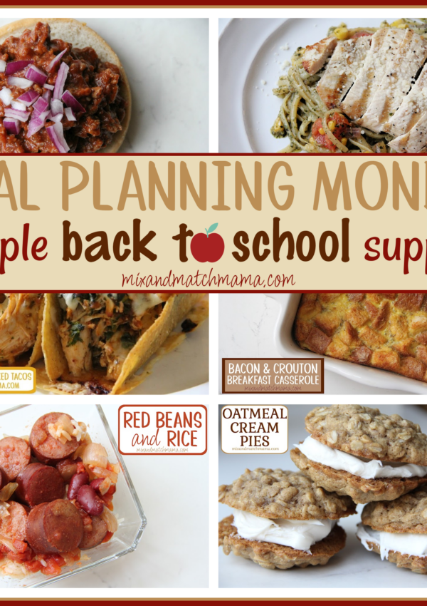 Meal Planning Monday #616