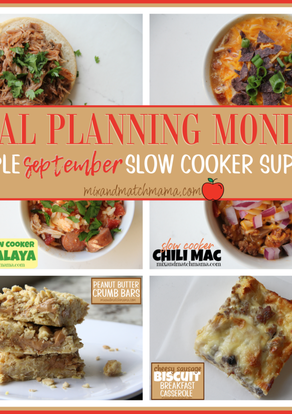 Meal Planning Monday #618